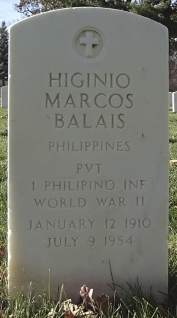 Higinio Marcos Balais' memorial page - Honor Veterans Legacies at VLM (va.gov)